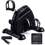 Sportneer Mini Bike, Bike Exercise Bike, Leg Trainer with LCD Display, Exercise...