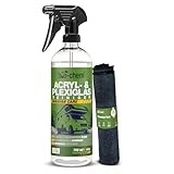 bio-chem Acryl- und Plexiglasreiniger - 750 ml + Mikrofasertuch - Glasreiniger...
