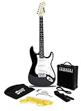 RockJam Full Size Electric Guitar Kit with 10-Watt Guitar Amp, Lessons, Strap,...