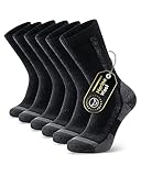 Ruixue Merino Wandersocken Herren & Damen, Outdoor Socken Trekkingsocken, Merinowolle...