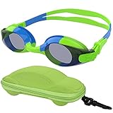 moudou Schwimmbrille, Kinder-Schwimmbrille für Jungen Mädchen, weiche...