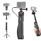 Neewer 80 cm wiederaufladbarer Selfie-Stick mit Akku und Fernbedienung, 3,7 V/3500 mAh...