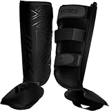 RDX Schienbeinschoner Kickboxen Kampfsport Muay Thai Training, Maya Hide Leder...