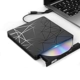 Externes DVD-Laufwerk USB 3.0 &Type-C-DVD-Laufwerk, Cd-Brenner-Treiber...