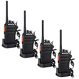Retevis RT24 Plus Funkgeräte, PMR Walkie Talkie Erwachsene, 16 Kanäle IPx4 Wetterschutz...