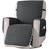 aolceth Liegesofa Sesselbezug, Sesselschoner mit Taschen, Anti-Flecken Solide...