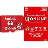 SanDisk microSDXC UHS-I Speicherkarte für Nintendo Switch 128 GB (V30, U3, C10, A1, 100...