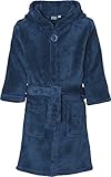 Playshoes Unisex Kinder Fleece-Bademantel Morgenmantel, marine, 146/152