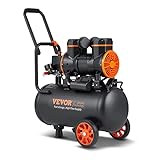 VEVOR Kompressor 24L Silent Druckluftkompressor, 6-8Bar, 1450W(2PS), 3,5 MPa,...