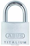 ABUS Vorhängeschloss Titalium 64TI/30 - 2er Set, gleichschließend -...
