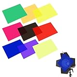 Folie Hitzebeständig für Lampen 9 Colours Lampenfolie 29, 7 x 21cm Farbfolien Gel,...