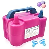HXHWISE Elektrische Ballonpumpe,Elektrische Luftballonpumpe 220V 600W...