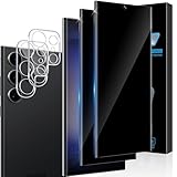 Aerku Sichtschutz Schutzfolie für Samsung Galaxy S23 Ultra 5G für Panzerglas, 2 Stück...