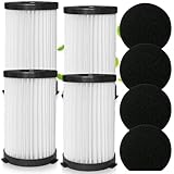 4 Stück Filter für MooSoo D600/D601, Filters für Clatronic BS 1306N, BS 1948 CB...