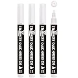 STATIONERY ISLAND D30 trocken abwischbarer weißer Flüssigkreidestift - 3 mm dünne...