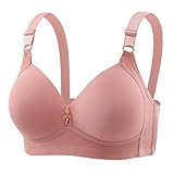 Ekiregaii BHs für Damen, Push-up-Rückenschnalle, Bralette, einfarbig, verstellbarer...