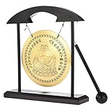yingmu Zen Art Tischgong – Feng Shui Desktop Gong Chinesisches Dekor, Messing Gong...