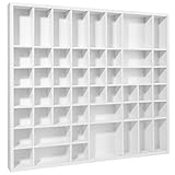 Creative Deco Weiße Setzkasten Holz Sammelbox Holztablett 51 Fächer | 52 x 46 x 5 cm |...