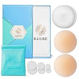 ILLURE® Nippelpads – Damen Nipple Cover [1 Paar] mit Brustwarzenschutz -...
