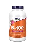 Now Foods B-100, Vitamin B-Komplex, hochdosiert, mit PABA, 250 vegane Kapseln,...