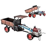 Landwirtschaftliches Traktor-Modell | Traktor-Spielzeug aus Metalllegierung im Maßstab...