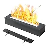 Tischfeuer Outdoor, KISKVV Bioethanol Tischkamin aus Beton Outdoor und Indoor, Beton...