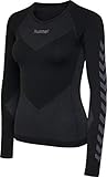 Hummel Damen First Seamless Jersey L/S W Trikot, Schwarz, M-L EU