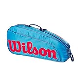 Wilson Tennistasche Junior, Bis zu 3 Tennisschläger, Für Kinder und...