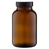 1 x Weithalsflasche 1000ml Braunglas inkl. Schraubverschluss mit Dichtungsscheibe ***...