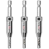 KOTARBAU® HSS Scharnierbohrer Set 3 Stück für präzise Positionierung zur Bearbeitung...