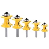 DingGreat 5 Stück 8mm Schaft Zapfen Halbrunde Bullnose 1/4' 3/8' 1/2' 5/8' 3/4'...