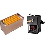 Amazon Basics - Holzgefasste Bleistifte, HB, vorgespitzt, 150er-Pack & Westcott E-14216 00...