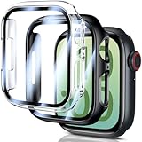 UM UNIQUEME für Apple Watch Series 9/8/7 41mm Hülle - 2 Stück, 360°...