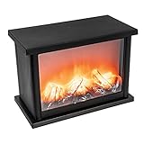 Ideen mit Herz LED-Kamin | Deko Kaminfeuer | elektrisch | batteriebetrieben | ohne Heizung...