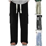 Herren Cargohose Sale Männer Jeans Hose Baumwolle Outdoor Hosen mit Multi Taschen...