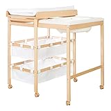 roba Bade Wickel Kombi Baby Pool - Wickeltisch ausziehbar mit integrierter Badewanne -...