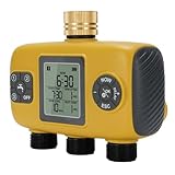 MasYosh 3 Outlet Sprinkler Timer mit Messing Einlass Programmierbarer Schlauch Timer...