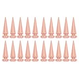 Respicefinem Clothg Nietstifte mit Plektren aus Roségold, 8 x 6 x 2, 20 Stück,...