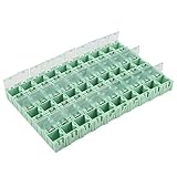 Fydun 50 Stück Grün SMT SMD Container Box Mini Aufbewahrungskoffer Elektronische...