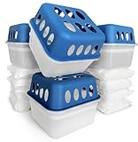 KARAT 4 x Luftentfeuchter mit 8 x 400g Nachüll-Beutel Granulat Raumentfeuchter...