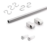 Gedotec Design Küchenreling Chrom Relingsystem Küche | verchromt poliert |...