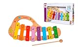 Eichhorn 100003482 Musik xylophon aus Holz Bunte Tonleiter mit 8 Tönen, inkl. 1 Klöppel...