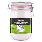 mituso Bio Kokosöl, nativ, 1er Pack (1 x 1000 ml) im Bügelglas