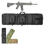 DFANCE Tactical Rifle Bag,Doppel Waffentasche Jagd wasserdichte Gewehrtasche mit 600D...