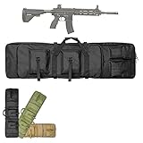 DFANCE Tactical Rifle Bag,Doppel Waffentasche Jagd wasserdichte Gewehrtasche mit 600D...