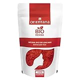 Orientana - Bio Henna Haarfarbe | Mahagoni Rot | 100% Vegan Natural Bio Pulver Für Langes...