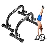 RHINOSPORT Parallettes Bars Dip Calisthenics Push Up Bars 10.2 in High...