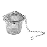 KICHOUSE 1Stück Gewürzkugel Ei Teefilter Für Lose Teeblätter Abkochungsfilter Für...
