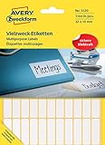 Avery Zweckform 3320 Haushaltsetiketten selbstklebend (31x10mm, 1.144 Aufkleber...
