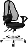 Topstar Open Point SY Deluxe, ergonomischer Syncro-Bandscheiben-Drehstuhl, Bürostuhl,...